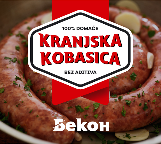Bekon product label, photographic series, design 1