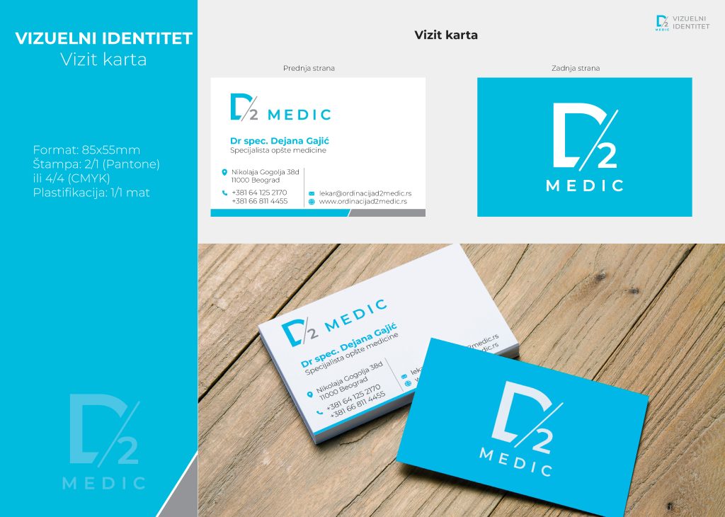 D2 Medic business card