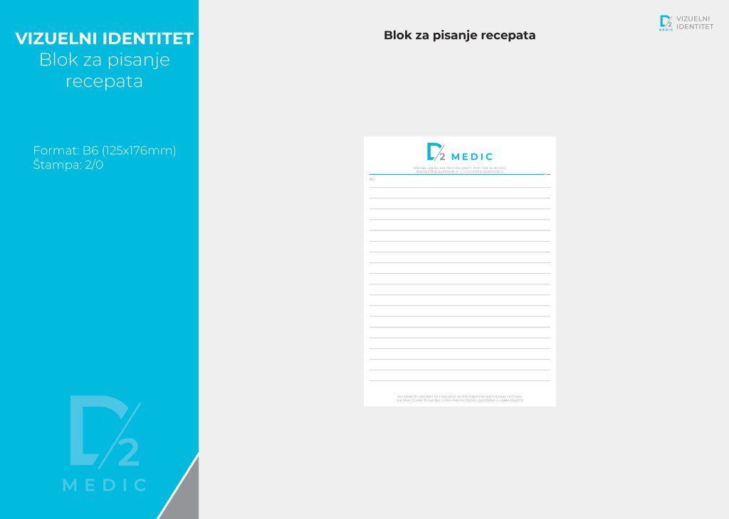 D2 Medic prescription pad