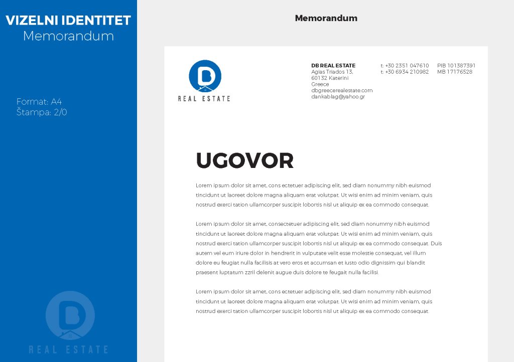 DB Real Estate memorandum carrying the Greek legal details